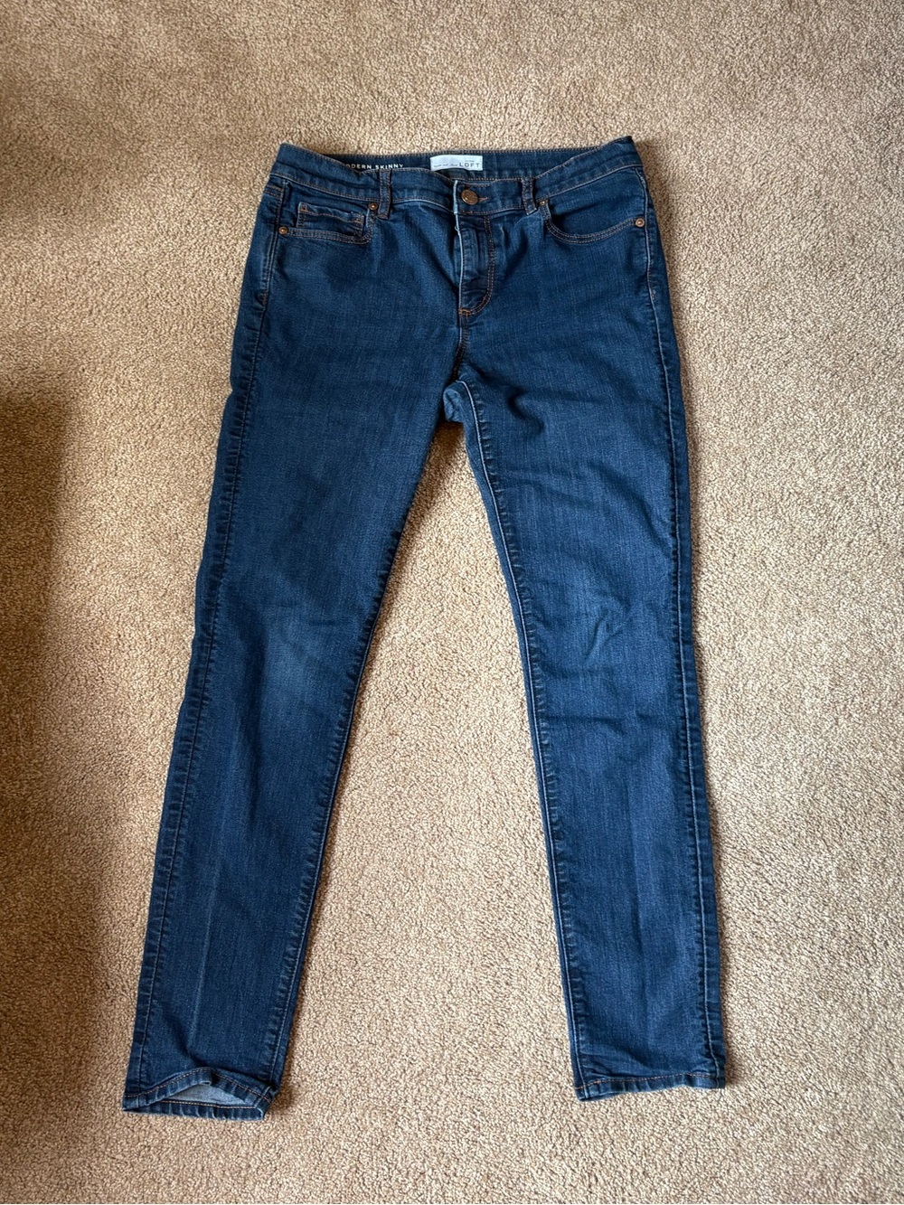 LOFT Dark Blue Modern Skinny Women's Jeans